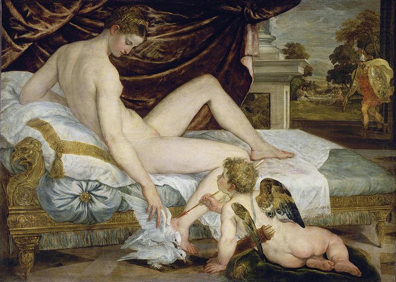 Venus and Love, Lambert Sustris